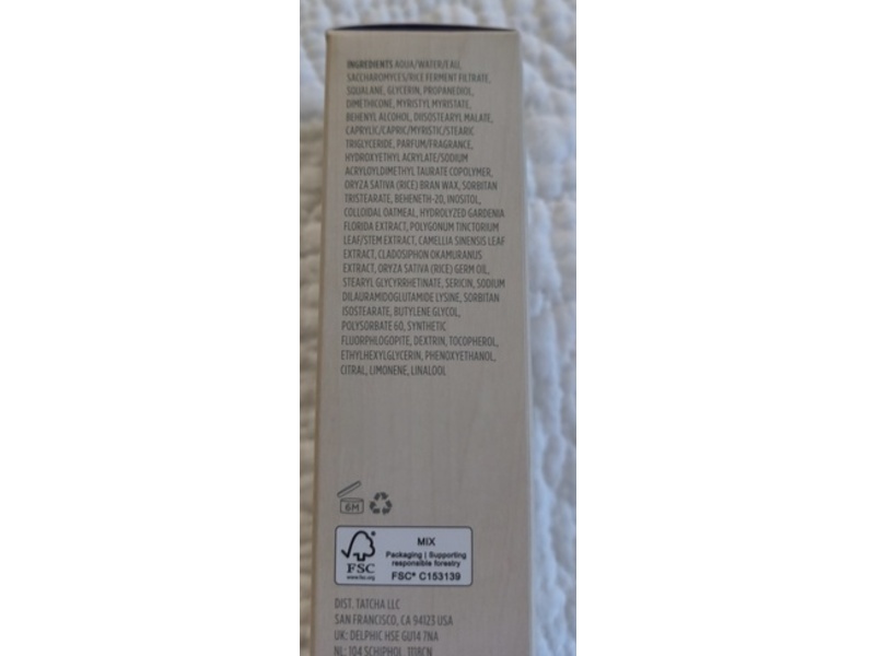 Tatcha Indigo Soothing Hand Cream, 2 fl oz/60 mL