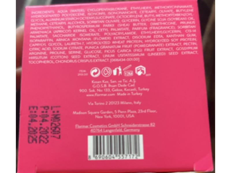 Flormar Moisturizing Cream, 50 mL