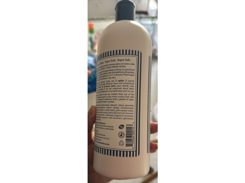 Noodle & Boo Ultra Safe Baby Laundry Detergent, Creme Douce, 32 Loads, 32 fl oz/946 mL