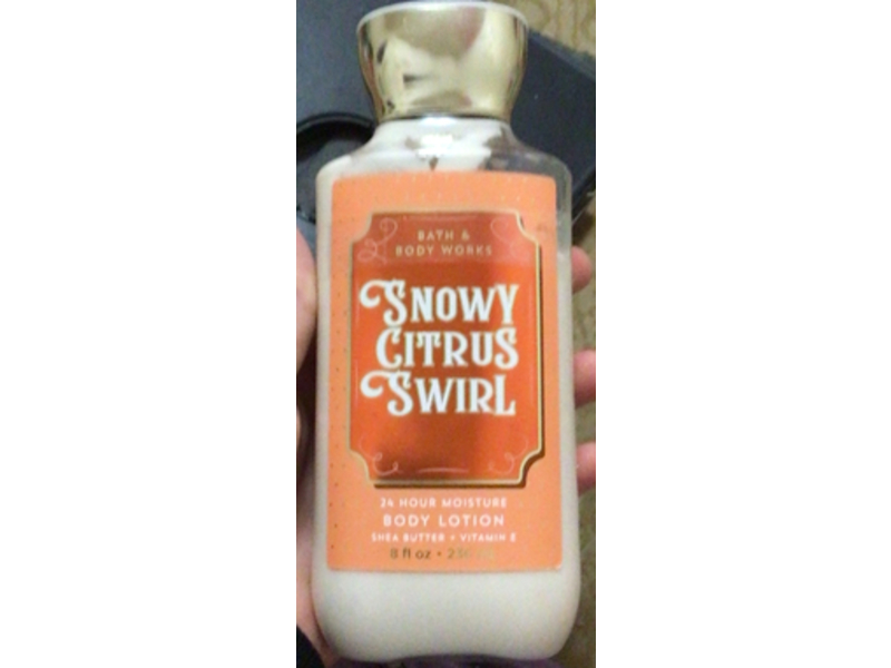 Bath & Body Works Snowy Citrus Swirl Body Lotion, Shea Butter+Vitamin E, 8 fl oz/236 mL, Pack Of 3
