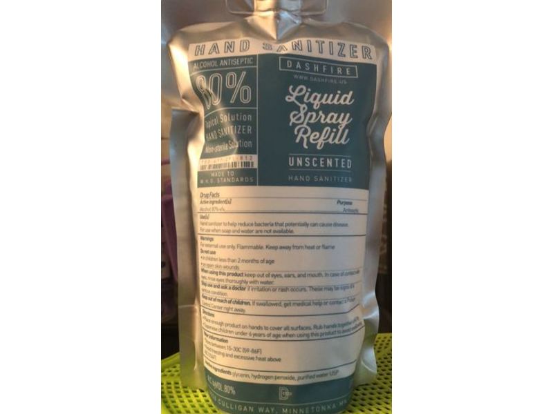 Dashfire Liquid Hand Sanitizer