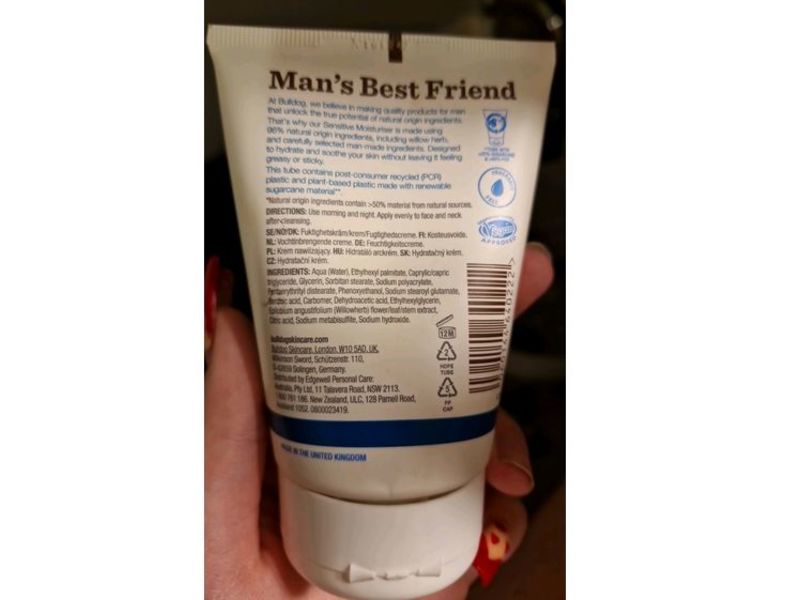 The Bull Dog Moisturiser, Willow Herb, 3.3 fl oz/100 mL