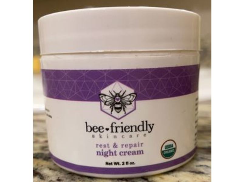 Bee Friendly Skincare Night Cream, Rest & Repair, 2 fl oz