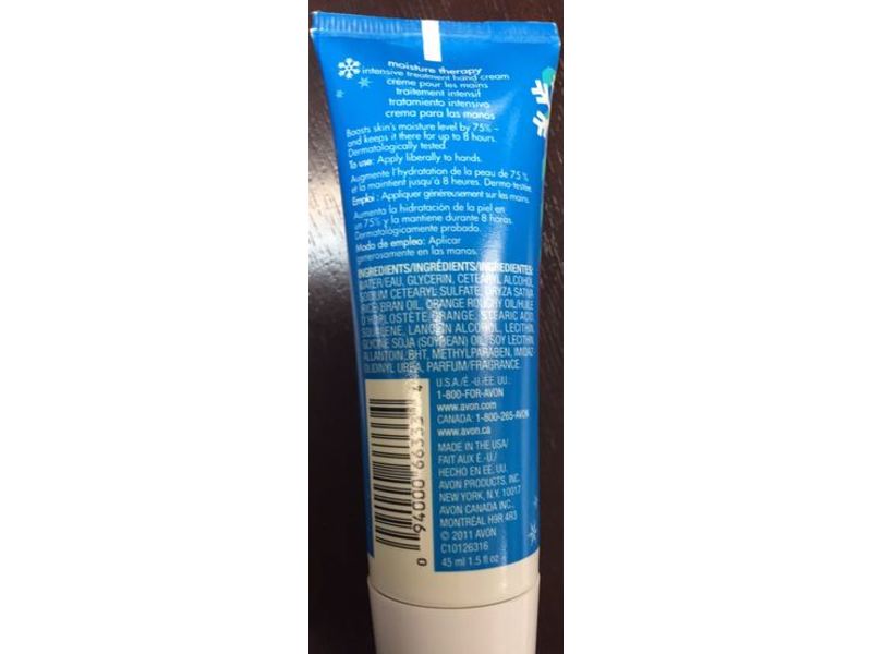 Avon Moisture Therapy Intensive Treatment Hand Cream,1.5 oz