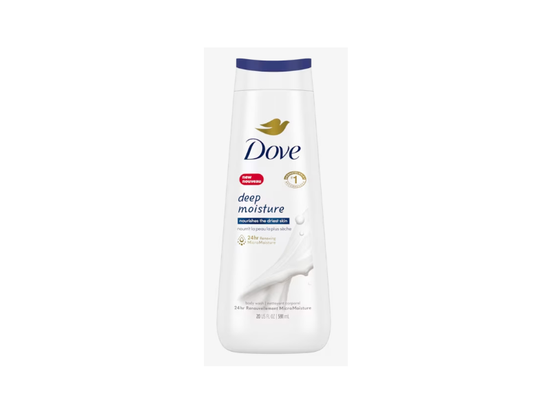 Dove Deep Moisture Body Wash, 20 fl oz/591 mL