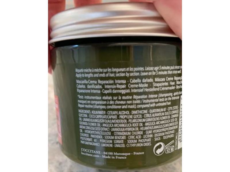 L'occitane En Provence Intensive Repair Mask, 6.9 oz/200 mL