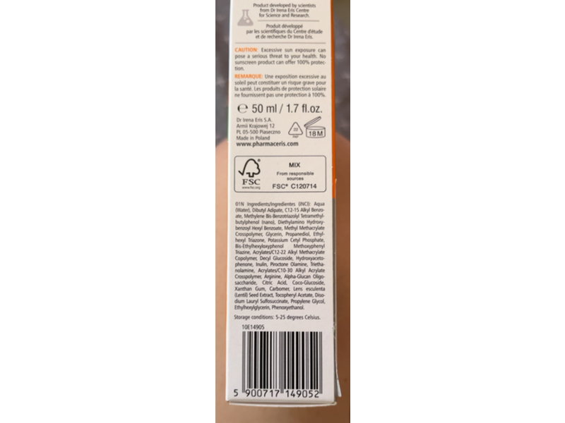 Pharmaceris Medi Acne Protect Ultra Protection Cream, SPF 50+, 1.7 fl oz/50 mL