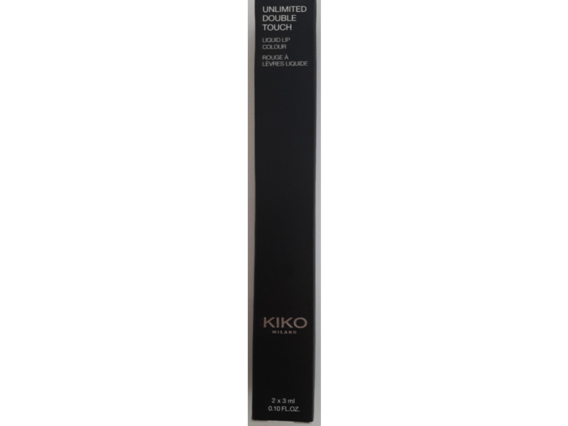 Kiko Milano Unlimited Double Touch Liquid Lipstick, Rosy Mauve, 0.10 fl oz/2 mL