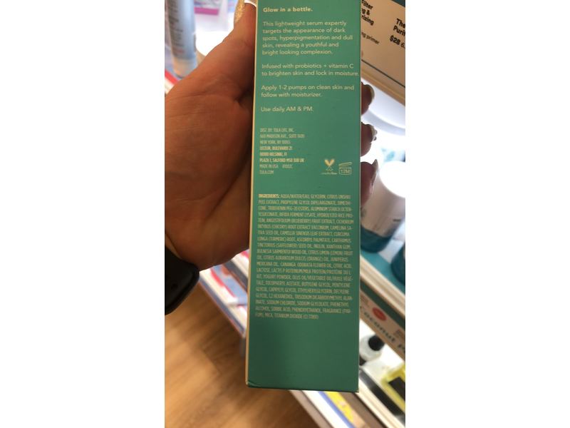 TULA Probiotic Skin Care Hello Radiance Illuminating Face Serum, 1.6 oz
