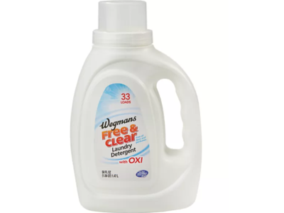 Wegmans Oxi Laundry Detergent, Free & Clear, 33 Loads, 50 fl oz/1.47 L