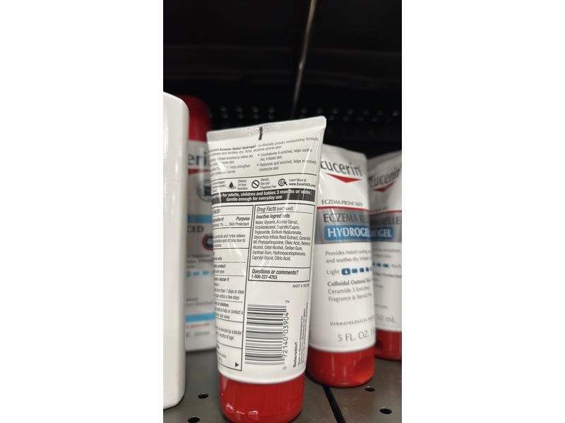 Eucerin Eczema Relief Hydrogel, 5 fl oz/150 mL