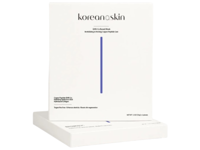 Koreana Skin Mask, GHK-Cu, 1.2 fl oz/34 g, 4 Count