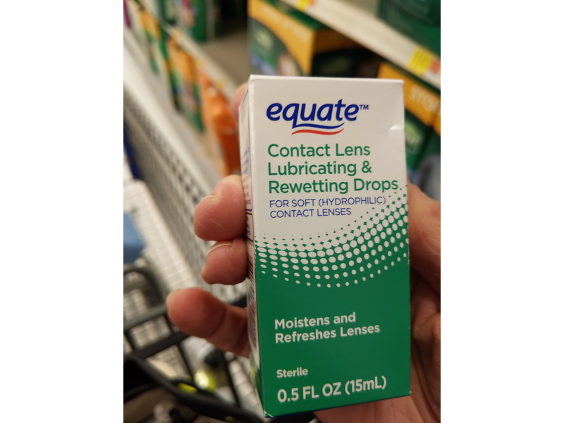 Equate Contact Lens Rewetting Drops, 0.5 fl oz (15 mL)