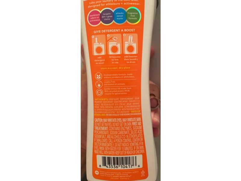 Method Laundry Booster, Sport, 26 Loads, 28.2 oz/800 g