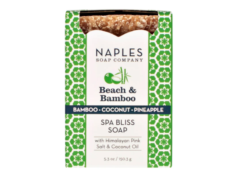 Naples Soap Company Spa Bliss Soap, Beach & Bamboo, 5.3 oz/150.3 g