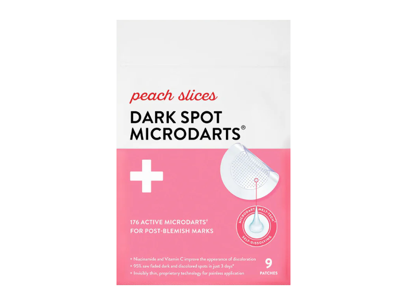 Peach & Lily Peach Slices Dark Spot Microdarts, 9 Patches