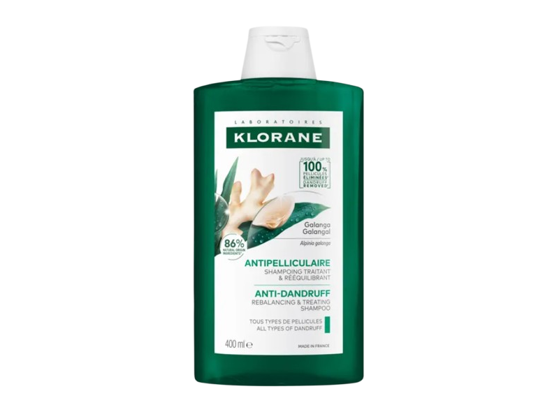 Klorane Laboratoires Anti-Dandruff Rebalancing & Treating Shampoo, Galanga Galangal, 400 mL