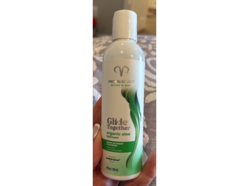 Promescent Glide Together Lubricant, Organic Aloe, 4 fl oz/118 mL