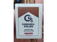 Cordoza Polish, Peachy Pink, 0.5 fl oz/15 mL - thumbnail 2