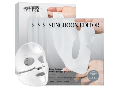 Sungboon Editior Deep Collagen Power Boosting Mask, 1.30 oz/37 g, Pack Of 4