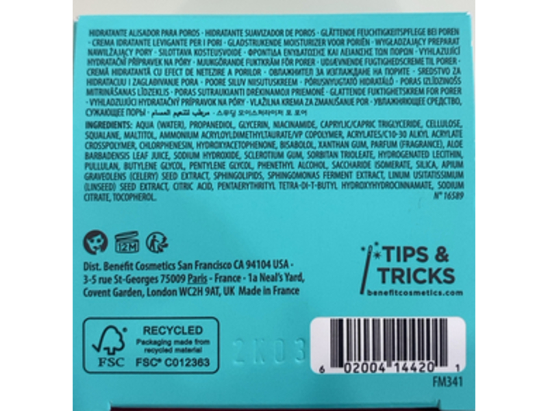 Benefit The Pore Fessional Smooth Sip Moisturizer, 1.7 fl oz/50 mL