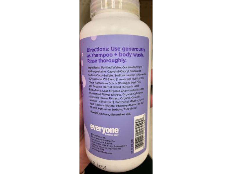 Everyone For Everybody Kids Hand Soap, Lavender Lullaby, 10 fl oz/296 mL