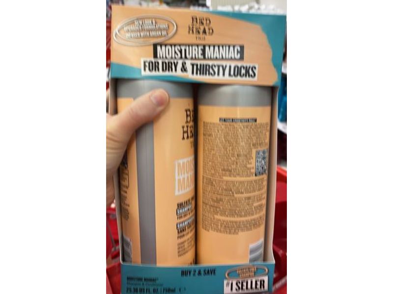 Tigi Bed Head Moisture Maniac Moisturizing Shampoo & Conditioner, 25.36 fl oz/750 mL