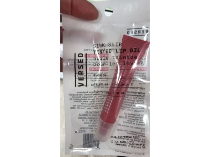 Versed Silk Slip Tinted Lip Oil, Blossom, 0.3 fl oz/9 mL