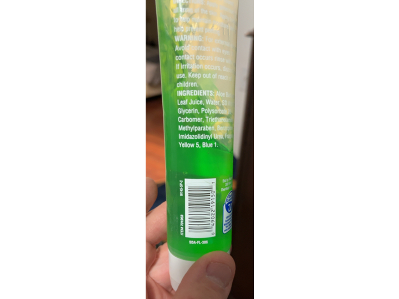 Walgreens Replenishing Body Gel, Aloe Vera, 6 oz/170 g