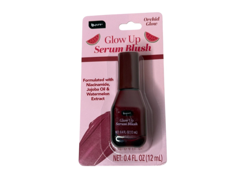 B.Pure Glow Up Serum Blush, Watermelon & Orchid Glow, 0.4 fl oz/12 mL