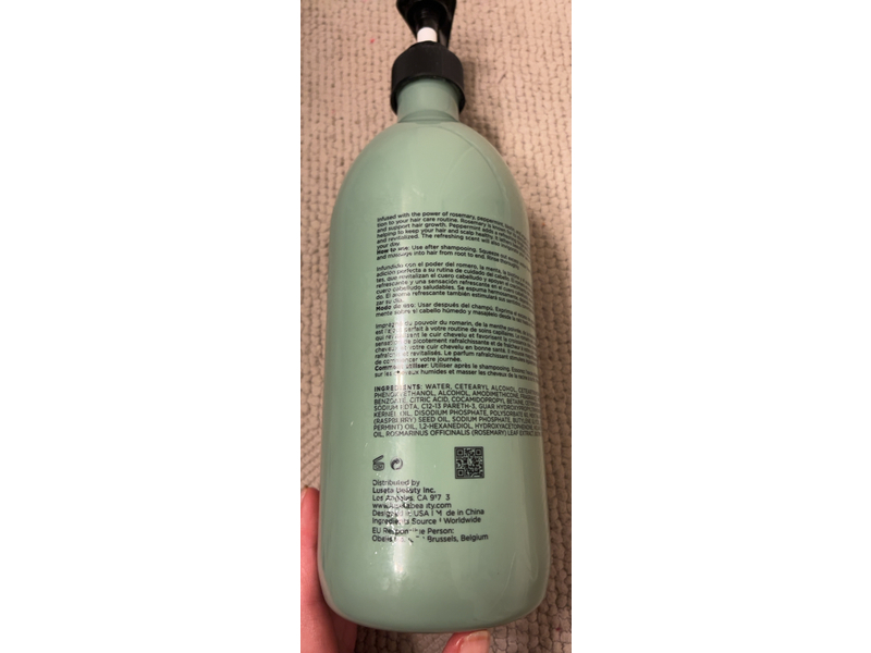 Luseta Strengthening Conditioner, Rosemary Mint Complex, 33.8 fl oz/1 L