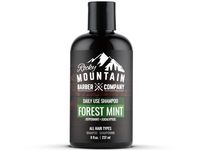 Rocky Mountain Barber Company Daily Use Shampoo, Forest Mint, Peppermint + Eucalyptus, 8 fl oz/237 mL - thumbnail 1