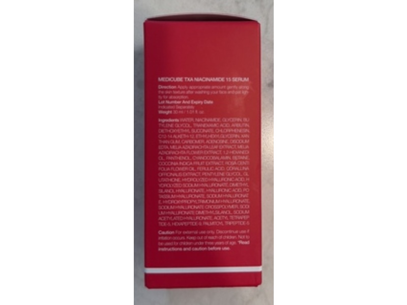 Medicube 15 Serum, TXA Niacinamide, 1.01 fl oz/30 mL