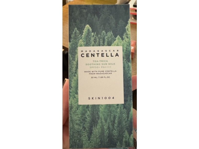Skin 1004 Tea-Trica Soothing Sun Milk, SPF50+ PA ++++, 1.69 fl oz/50 mL