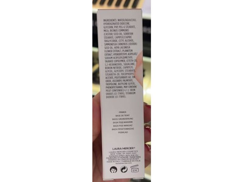 Laura Mercier Illuminating Pure Canvas Face Primer, Silicone-Free, 0.8 fl oz/25 mL