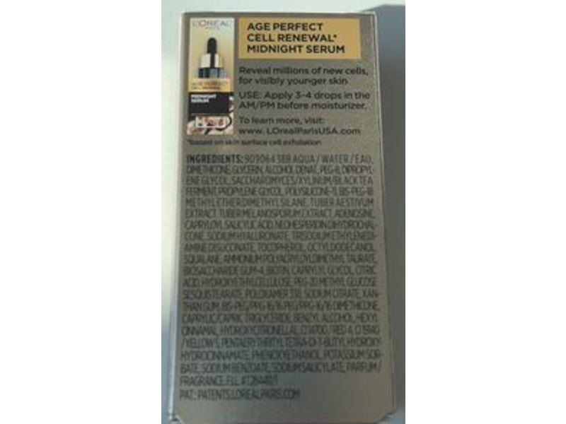 L;Oreal Paris Age Perfect Midnight Serum, 0.1oz/3.8 mL
