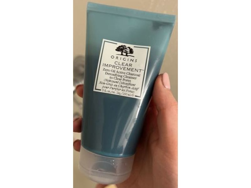 Origins Clear Improvement Cleanser, Zero Oil Active Charcoal, 5 fl oz/150 mL