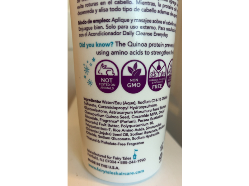 Fairy Tales Daily Cleanse Everyday Kids Shampoo, Natural Papaya Pear Fragrance, 32 fl oz/946 mL