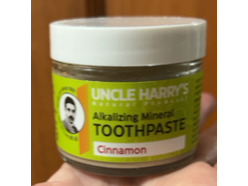 Uncle Harry's Alkalizing Mineral Toothpaste, Cinnamon, 3 oz