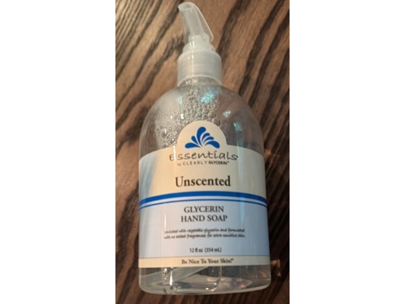 Essentials Glycerin Hand Soap, 12 fl oz/354 mL, Pack Of 3