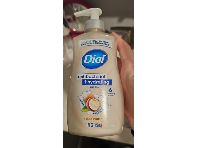 Dial Antibacterial + Hydrating Hand Soap, + Shea Butter, 11 fl oz/325 mL
