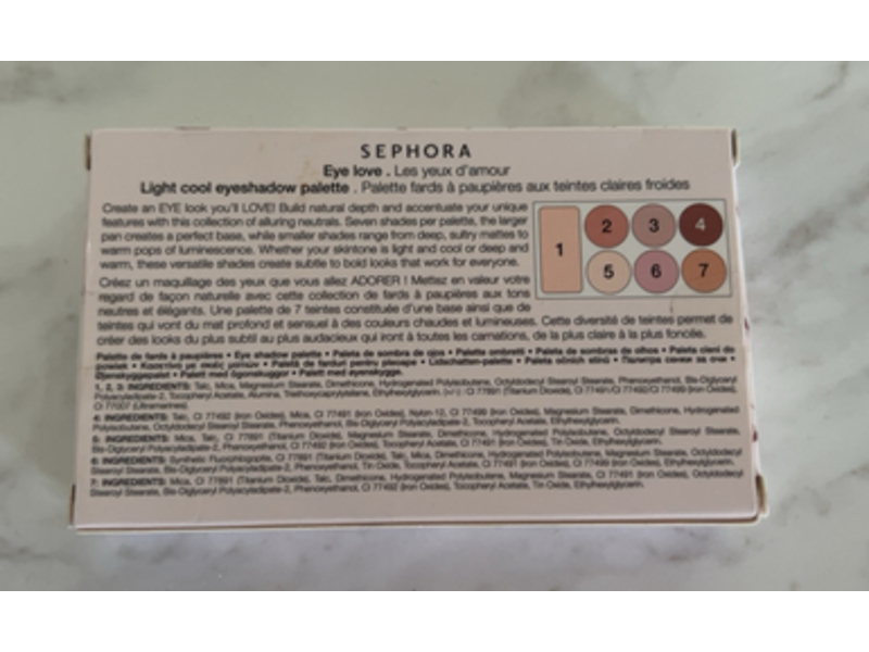 Sephora Collection Eye Love Eyeshadow, Light Cool, 1.02 g