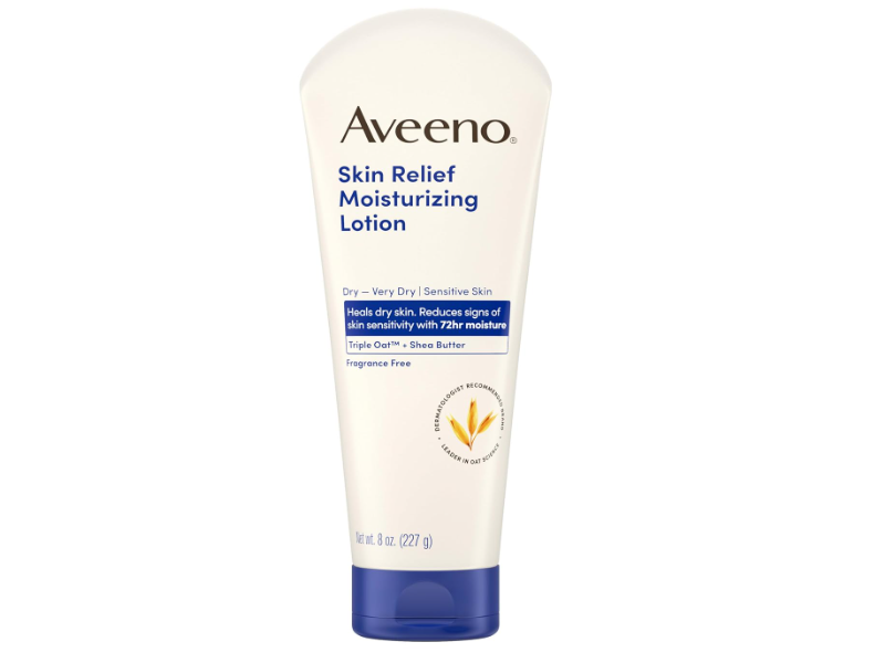 Aveeno Skin Relief Moisturizing Lotion, Fragrance Free, 8 oz/227 g