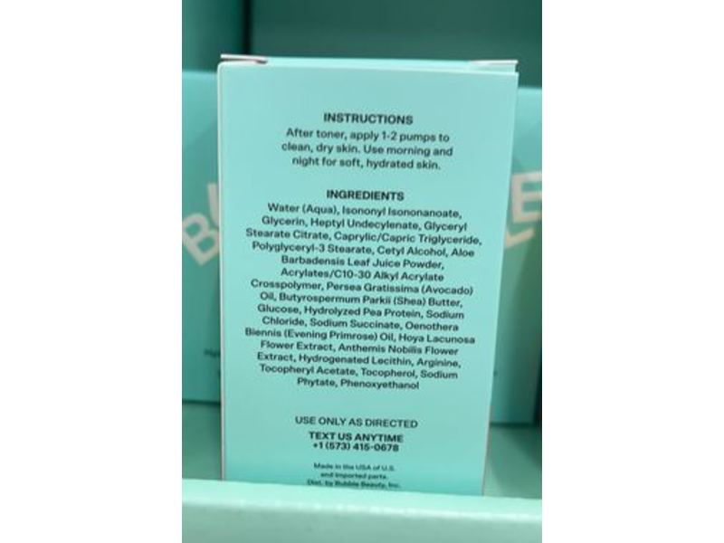 Bubble Slam Dunk Hydrating Moisturizer,1.7 fl oz/50 mL