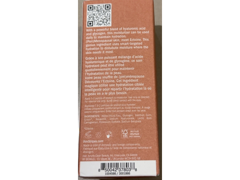 Stripes Vag Of Honor Hydrating Gel For Relieving Vaginal Dryness,1.7 fl oz/50 mL