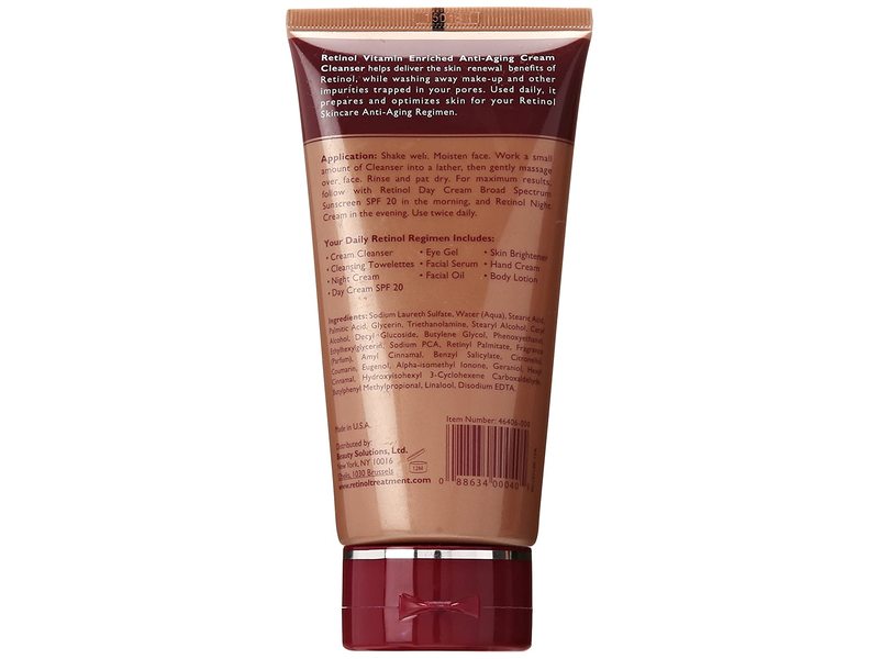 Retinol Anti-aging Cream Cleanser, 5 fl oz/150 mL