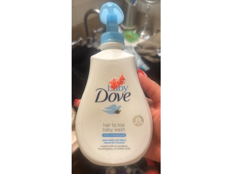 Dove Baby Hair To Toe Baby Wash, Rich Moisture, 400 mL