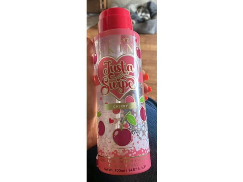 P.Louise Skin Just A Swipe Micellar Water, Cherry, 14.07 fl oz/400 mL