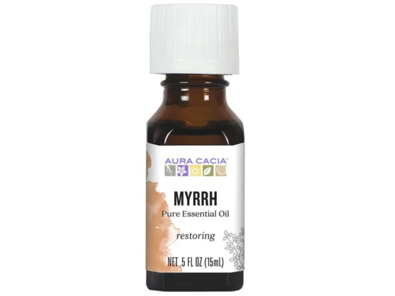 Aura Cacia Pure-Essential Oil, Myrrh, 0.5 fl oz/15 mL