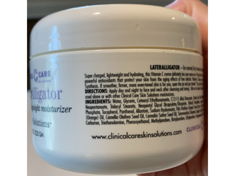 Clinical Care Later Alligator Day & Night Moisturizer, Vitamin C, 8 oz/225 g
